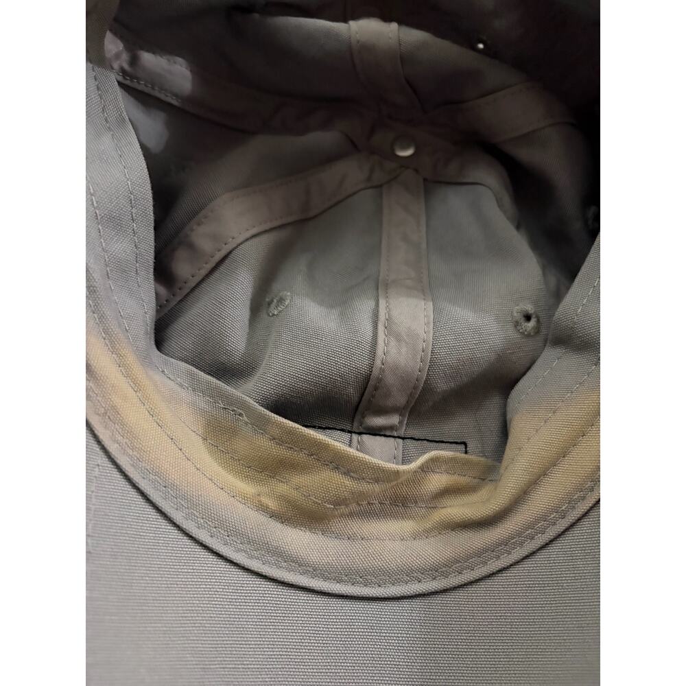 Patagonia P-6 Logo Gray Canvas Baseball Hat Cap Adjustable Strap Outdoors - Picture 6 of 6